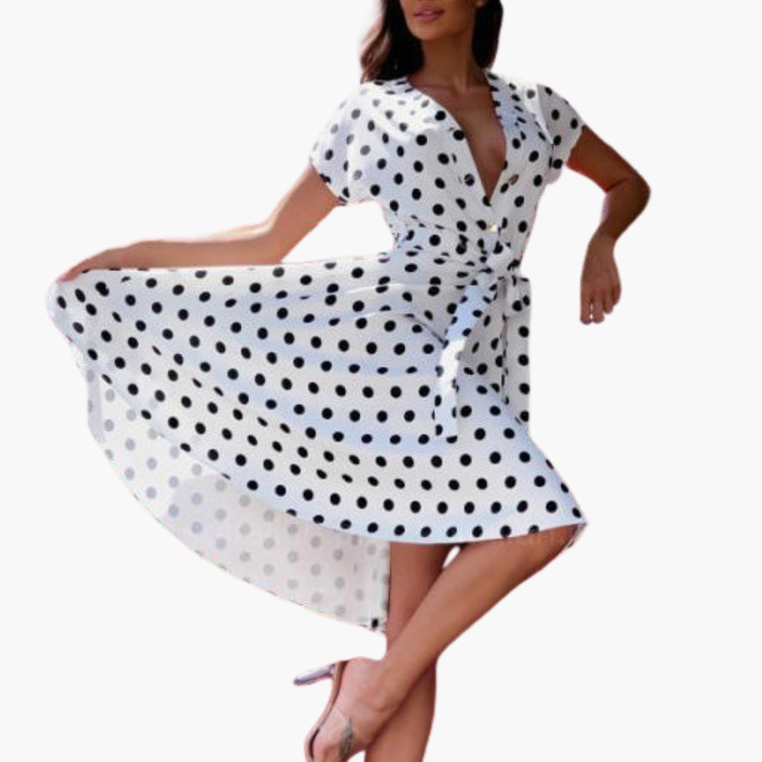Greta - Women's Relaxed Midi Dress - photo 1