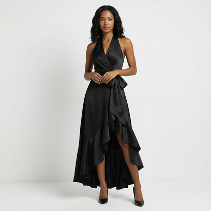 Wren - Women's Wrap Bow Maxi Dress - photo 3