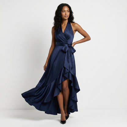 Wren - Women's Wrap Bow Maxi Dress - photo 8