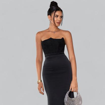 Delphine - Women's Strapless Corset Dress - photo 3