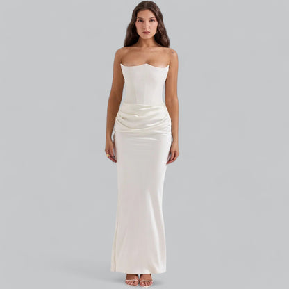 Delphine - Women's Strapless Corset Dress - photo 8