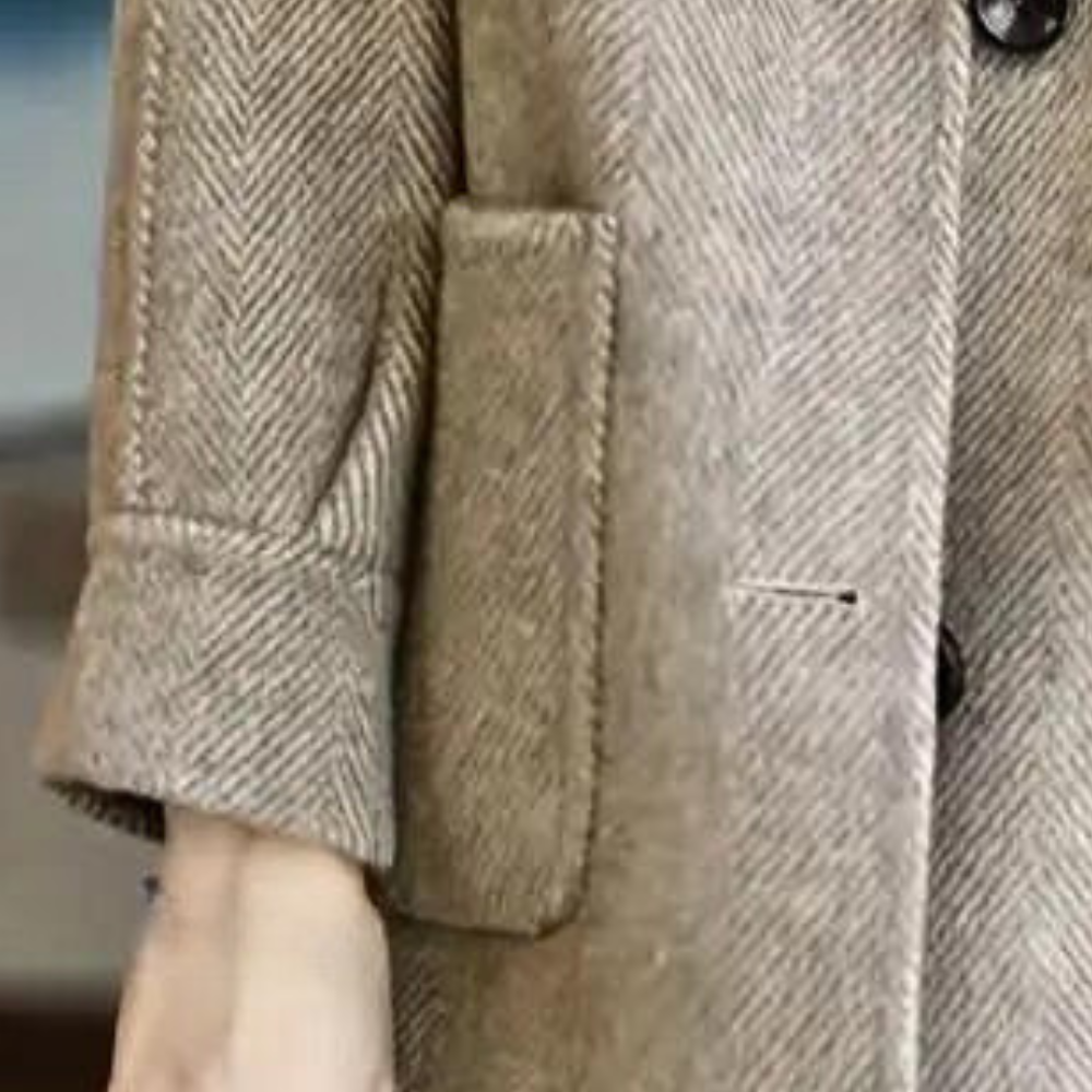 Lavinia - Women's Buttoned Wool-Look Jacket - photo 4