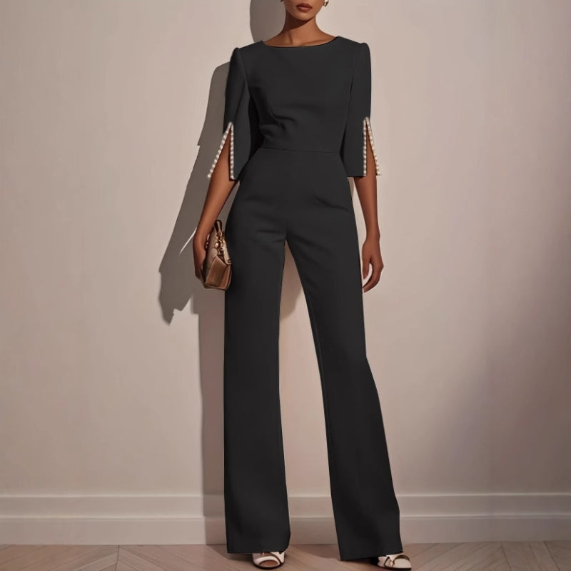 Ilaria - Women's Wide-Leg Beaded Jumpsuit - photo 3