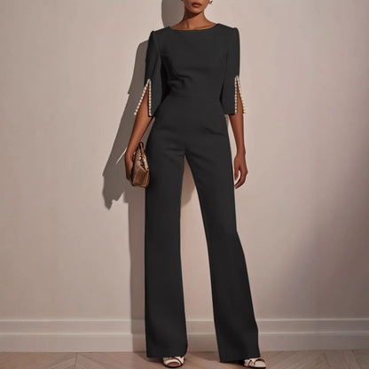 Ilaria - Women's Wide-Leg Beaded Jumpsuit - photo 3