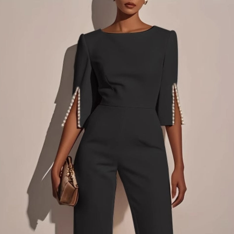 Ilaria - Women's Wide-Leg Beaded Jumpsuit - photo 4