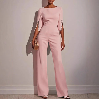 Ilaria - Women's Wide-Leg Beaded Jumpsuit - photo 5