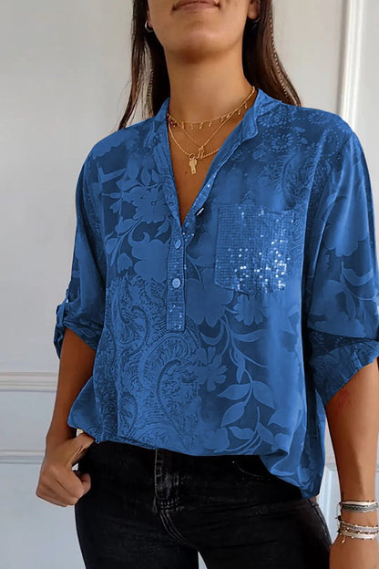 Nadine - Women's Medium Sequin Top - photo 6