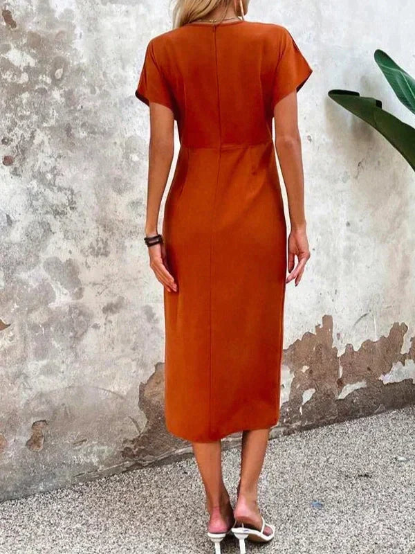 Ursula - Women's Sheath Midi Relaxed Dress - photo 5