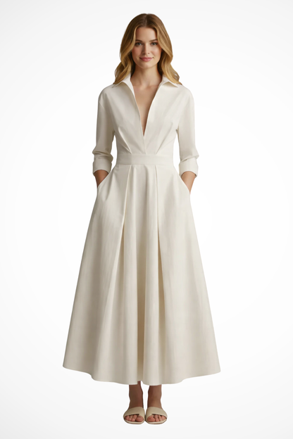 Lavinia - Women's Fitted Maxi Dress - photo 1