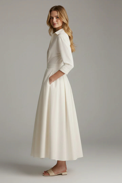 Lavinia - Women's Fitted Maxi Dress - photo 3