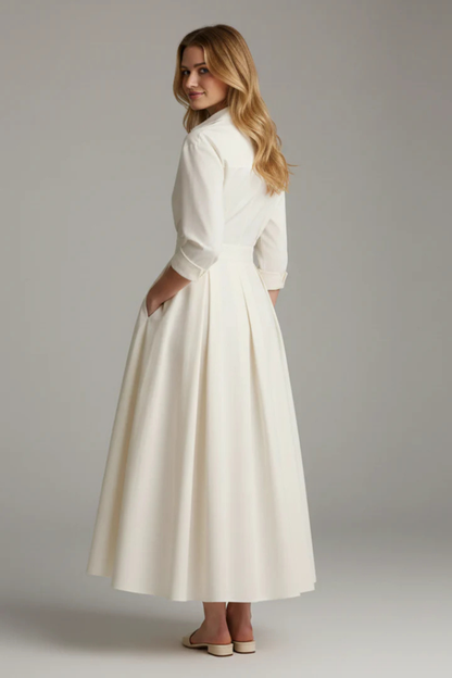 Lavinia - Women's Fitted Maxi Dress - photo 4