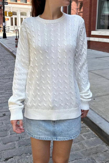Mathilde - Women's Relaxed Knit Sweater - photo 1