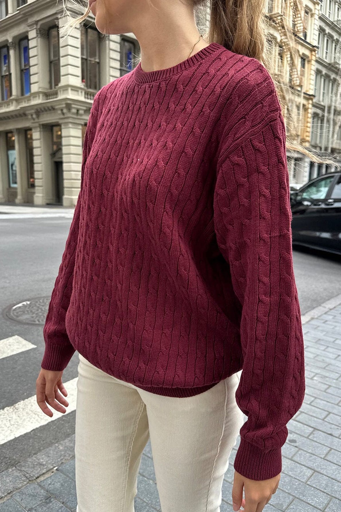 Mathilde - Women's Relaxed Knit Sweater - photo 4