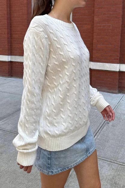 Mathilde - Women's Relaxed Knit Sweater - photo 7