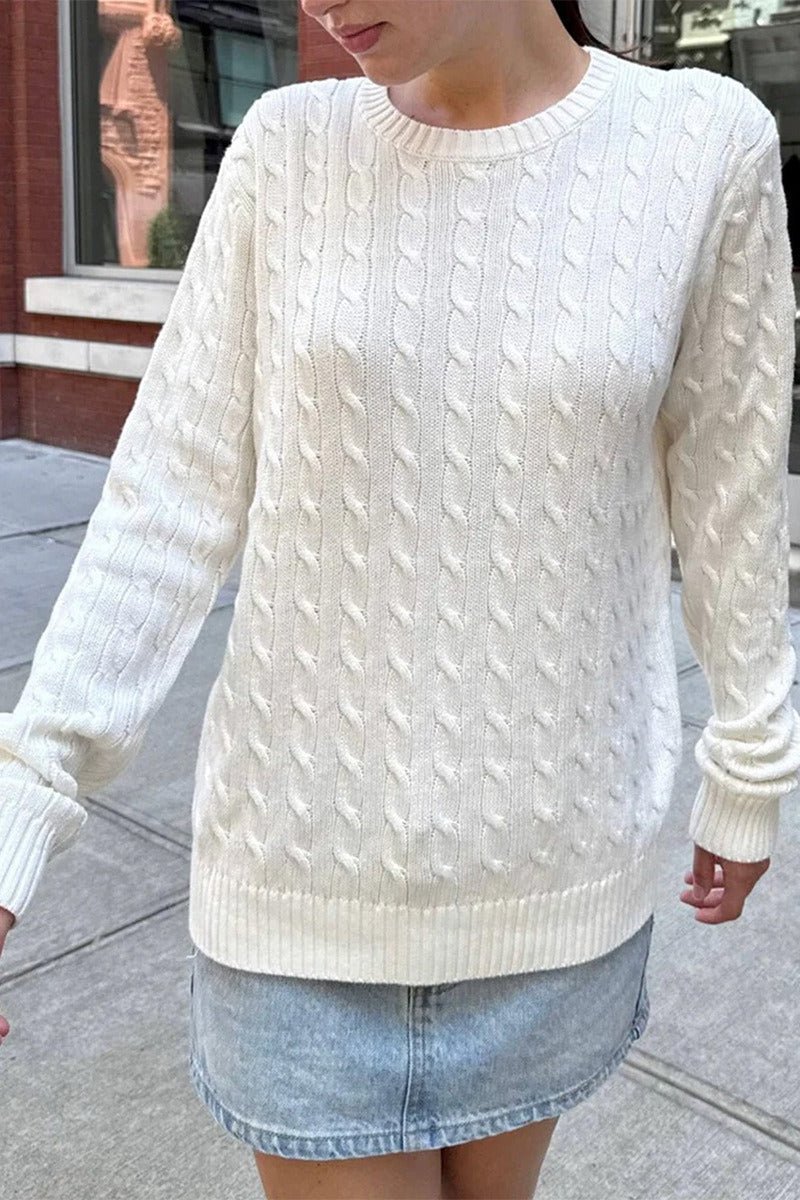 Mathilde - Women's Relaxed Knit Sweater - photo 8