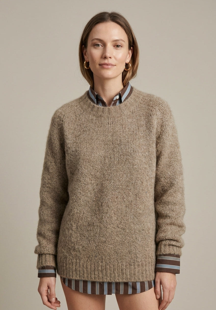 Thea - Women's Relaxed Ribbed Sweater - photo 1
