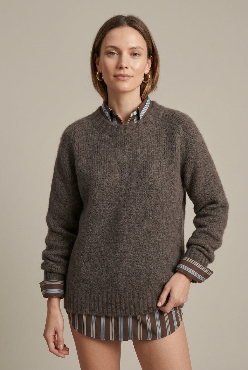 Thea - Women's Relaxed Ribbed Sweater - photo 2