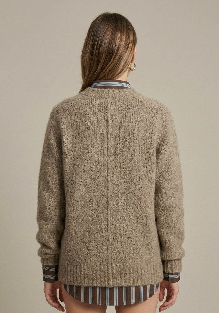 Thea - Women's Relaxed Ribbed Sweater - photo 4