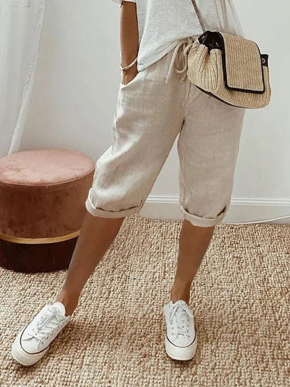 Magdalena - Women's Capri Elastic Trousers - photo 2