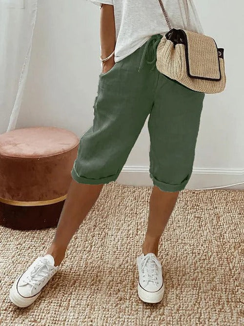 Magdalena - Women's Capri Elastic Trousers - photo 5