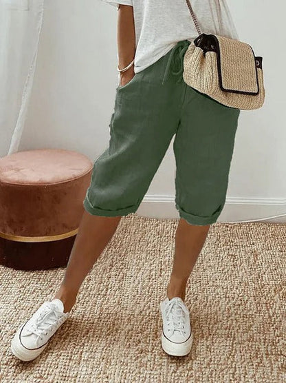 Magdalena - Women's Capri Elastic Trousers - photo 5