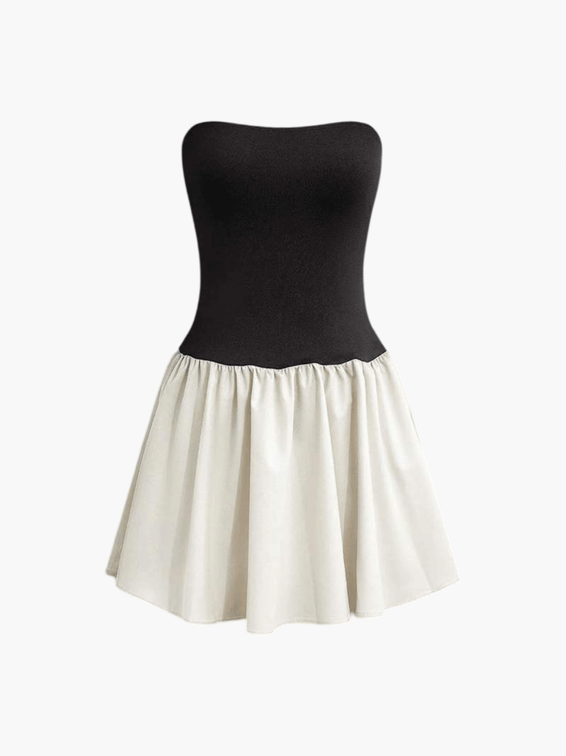 Sabine - Women's Strapless Knitted Dress - photo 2