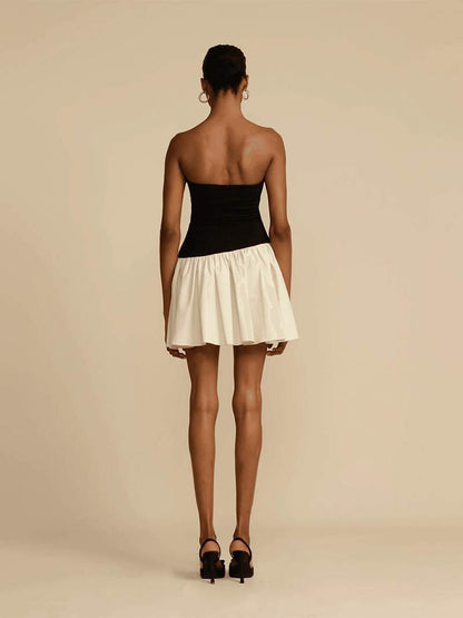 Sabine - Women's Strapless Knitted Dress - photo 6