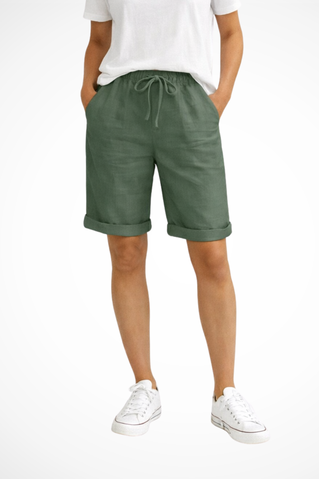 Wilma - Women's Linen Shorts - photo 4