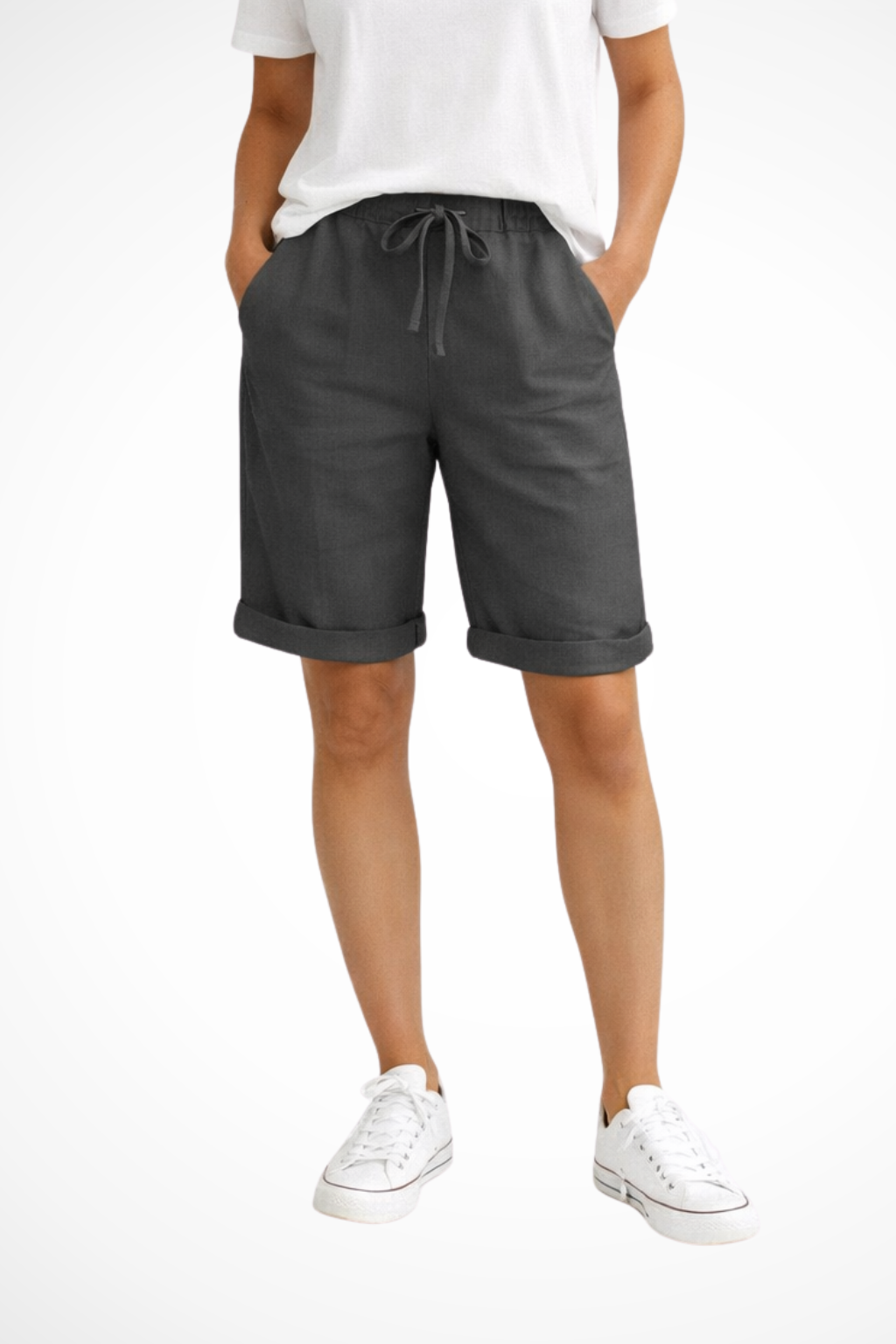 Wilma - Women's Linen Shorts - photo 5