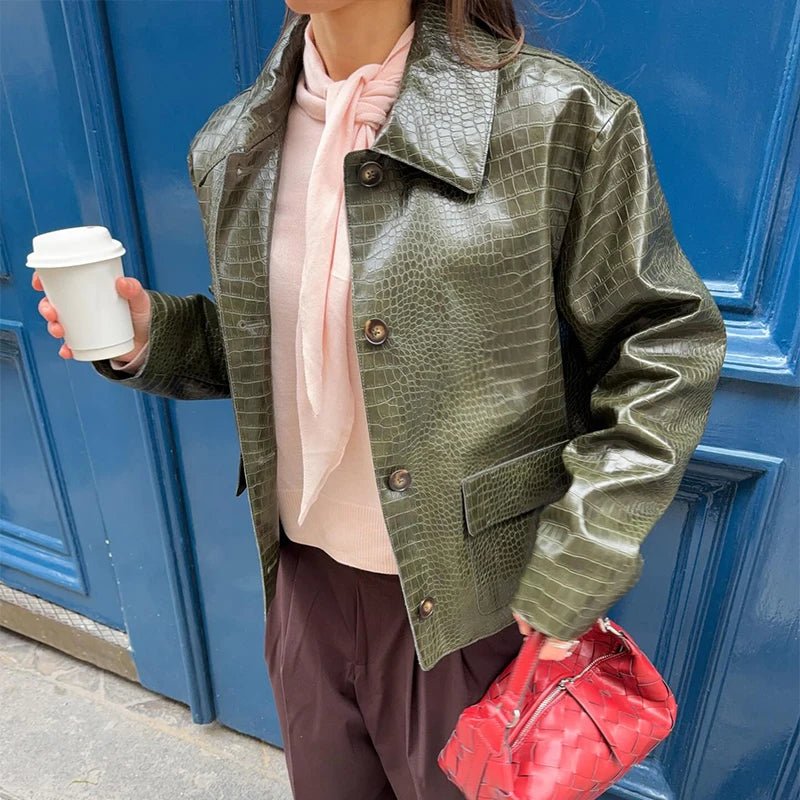 Edith - Women's Relaxed Biker Jacket - photo 2