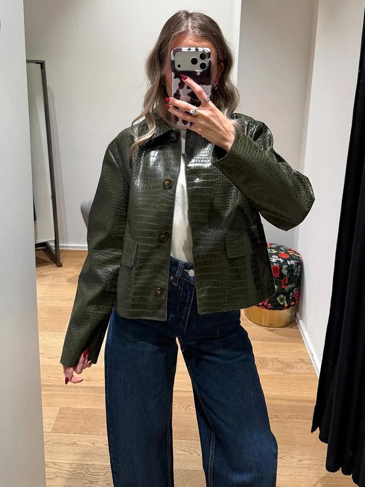 Edith - Women's Relaxed Biker Jacket - photo 4