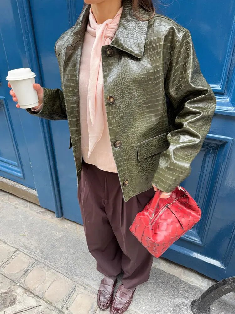 Edith - Women's Relaxed Biker Jacket - photo 5