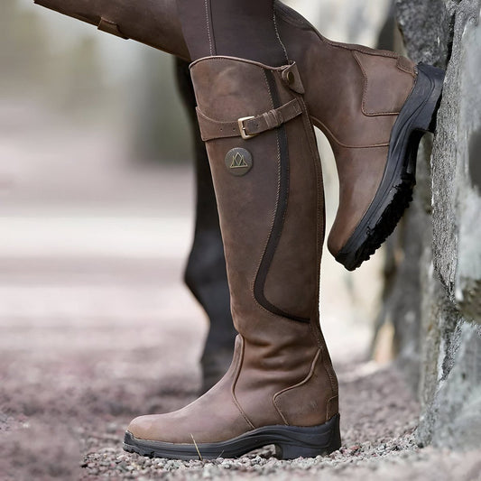 Beatrix - Women's Classic Leather Boots - photo 1