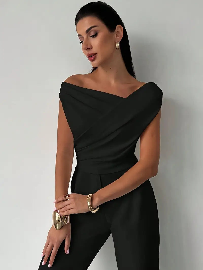 Alma - Women's Draped Evenings Top - photo 10