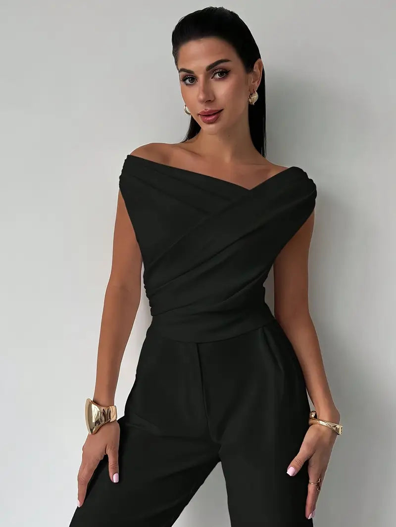 Alma - Women's Draped Evenings Top - photo 12