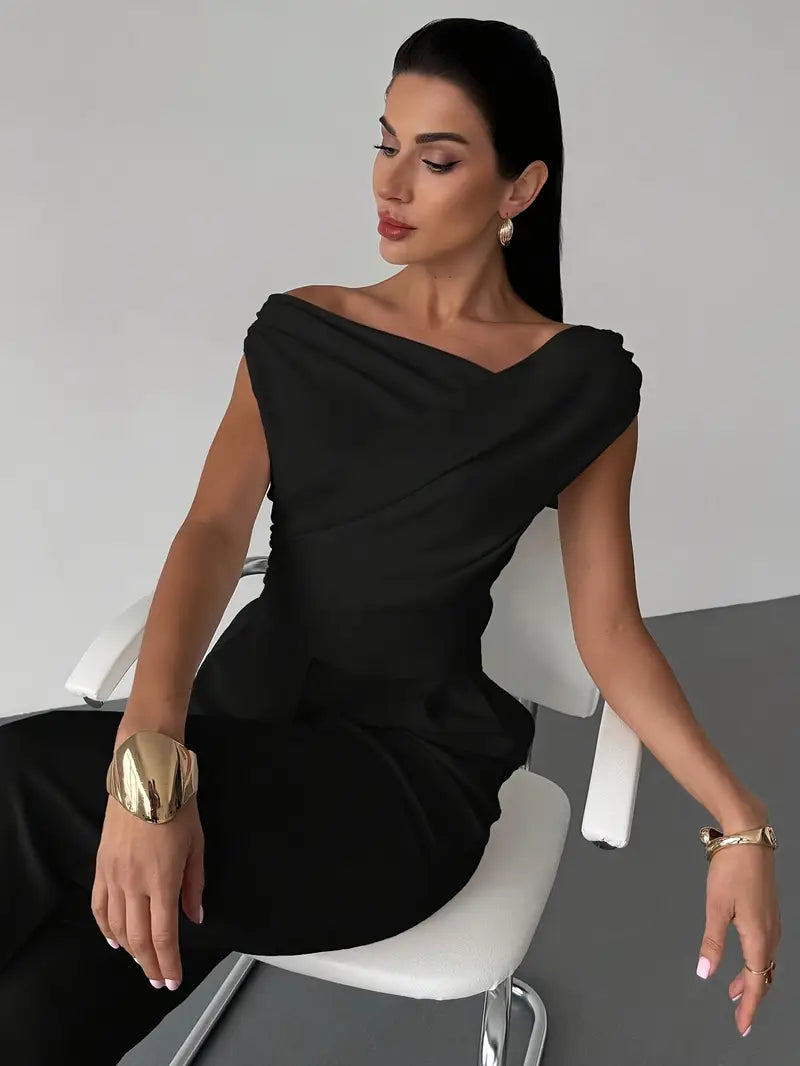 Alma - Women's Draped Evenings Top - photo 13