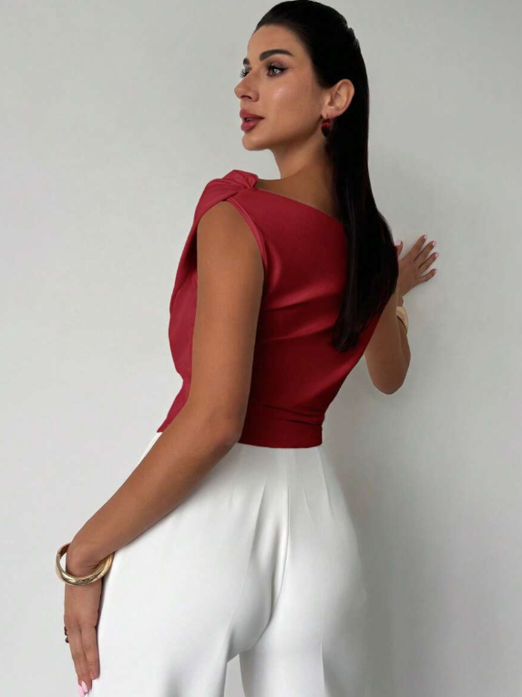 Alma - Women's Draped Evenings Top - photo 15