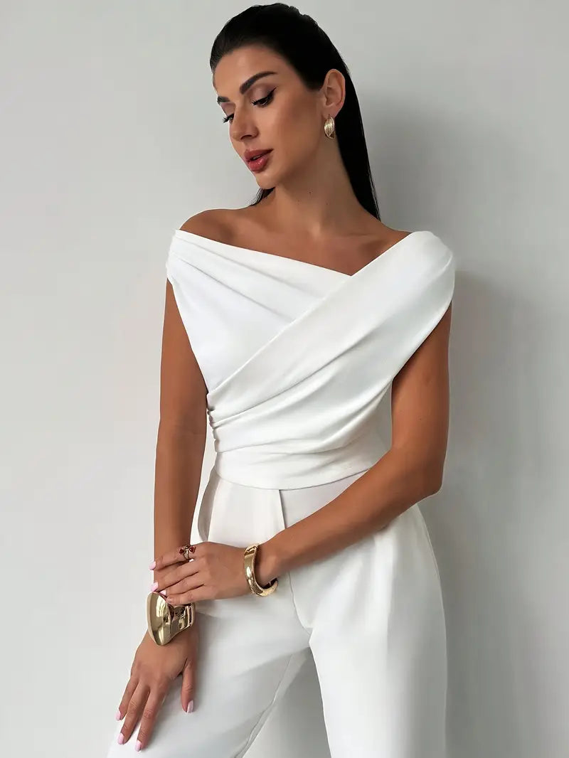 Alma - Women's Draped Evenings Top - photo 4