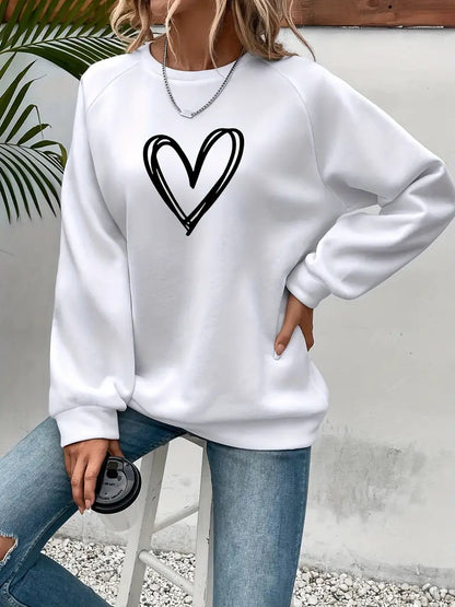 Nola - Women's Long Heart Sweater - photo 4