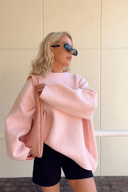 Aurelie - Women's Oversized Ribbed Sweater - photo 5
