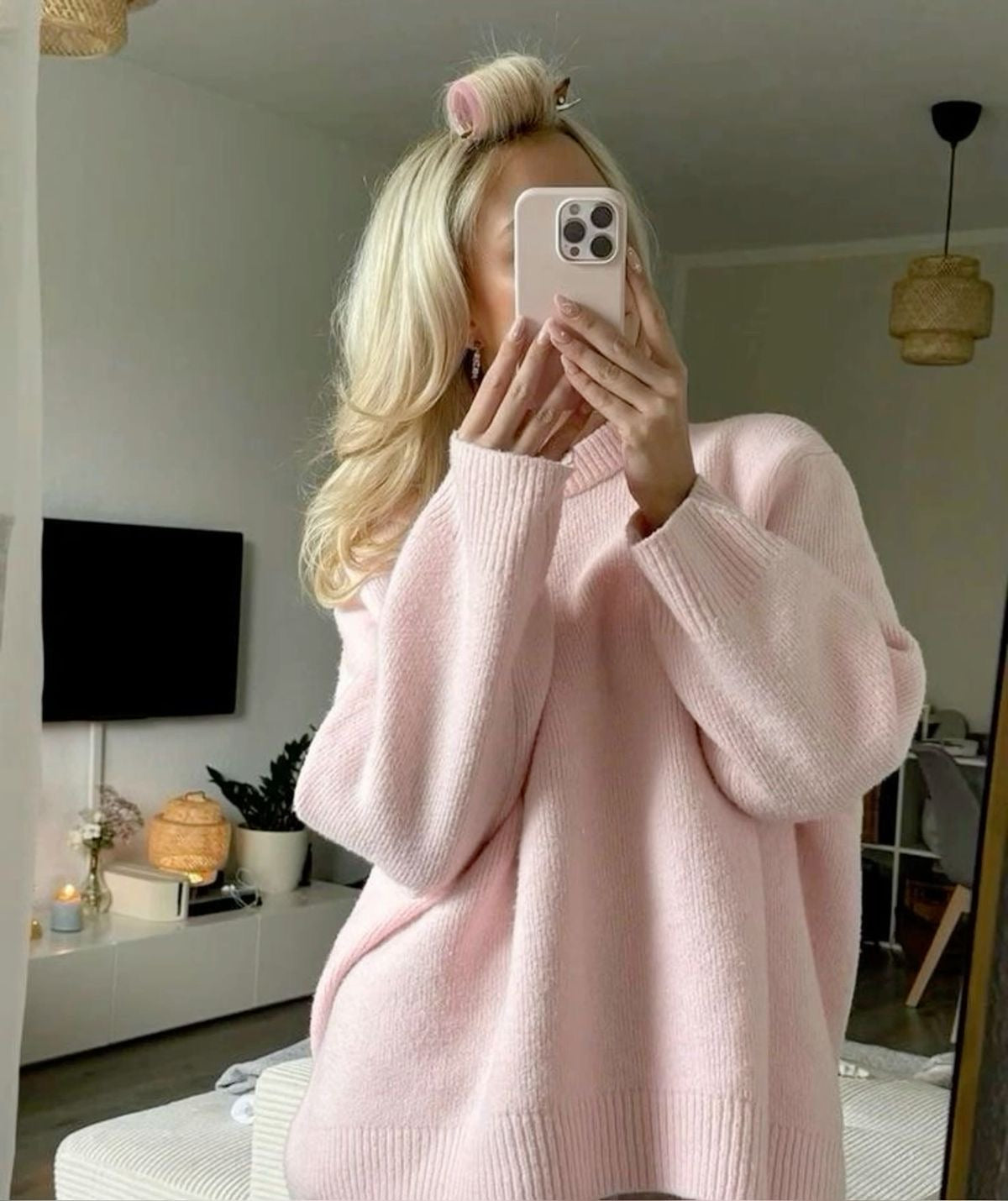 Aurelie - Women's Oversized Ribbed Sweater - photo 6