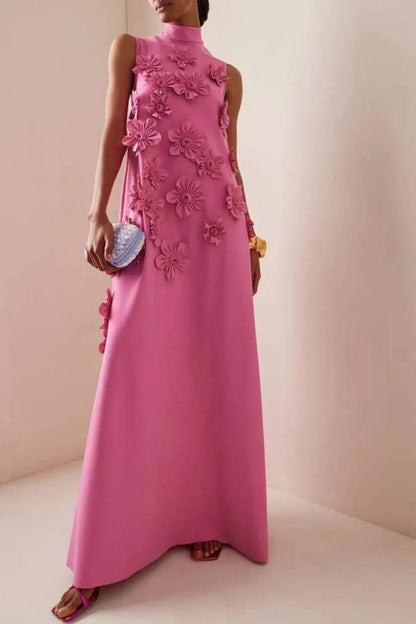 Clemence - Women's Structured Maxi Dress - photo 1