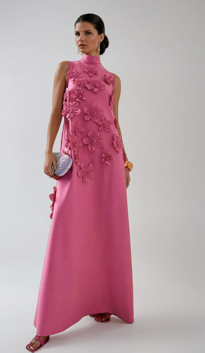 Clemence - Women's Structured Maxi Dress - photo 2