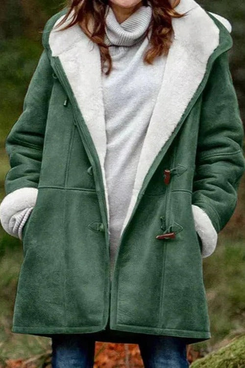 Clemence - Women's Fleece Hooded Coat - photo 6