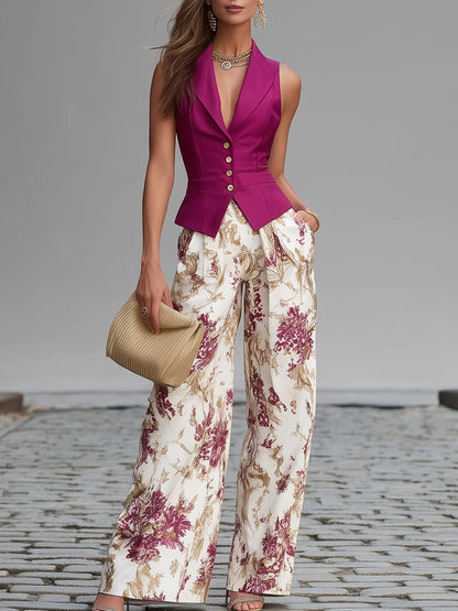 Imogen - Women's Fitted Two-Piece Set - photo 1