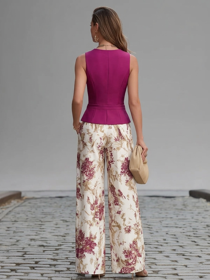 Imogen - Women's Fitted Two-Piece Set - photo 2