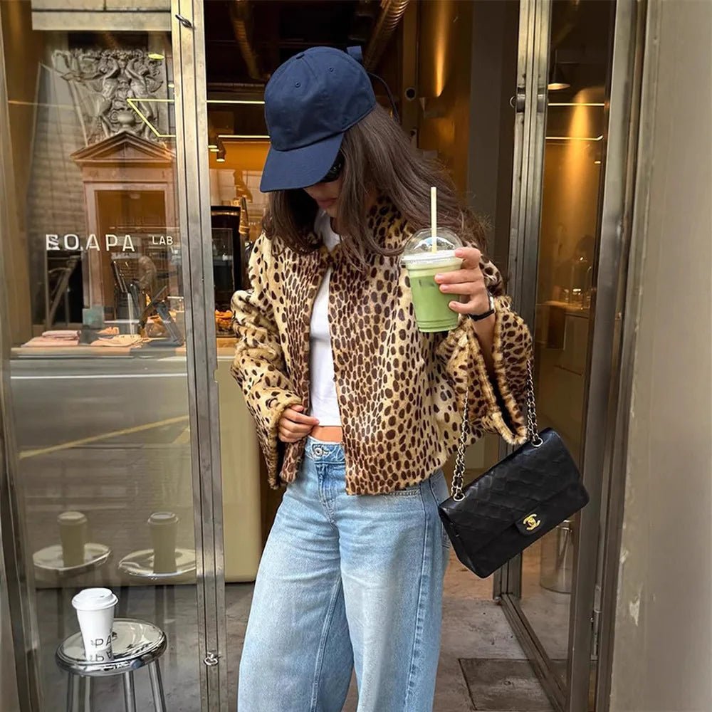 Una - Women's Relaxed Leopard Jacket - photo 2