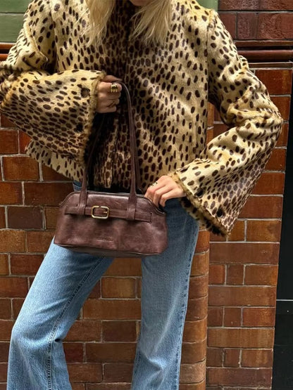 Una - Women's Relaxed Leopard Jacket - photo 6