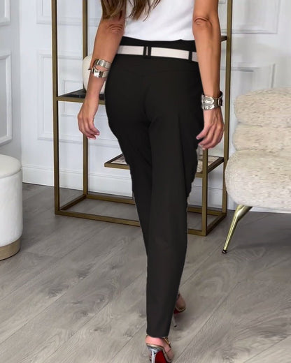Nienke - Women's Patchwork Pants - photo 12