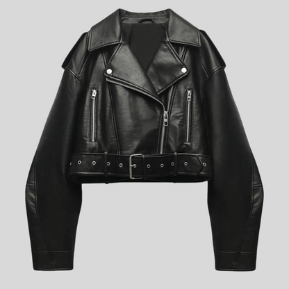 Ondine - Women's Relaxed Biker Jacket - photo 1